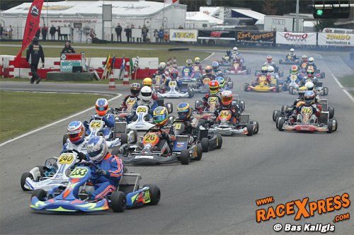 Koude start, maar hartverwarmende races bij Chrono Karting